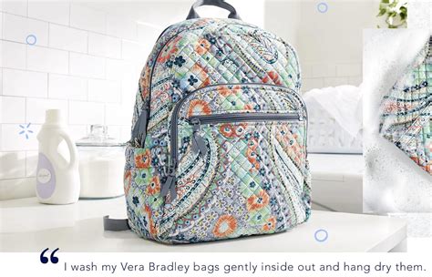 how do you wash a vera bradley backpack|can you wash drawstring bags.